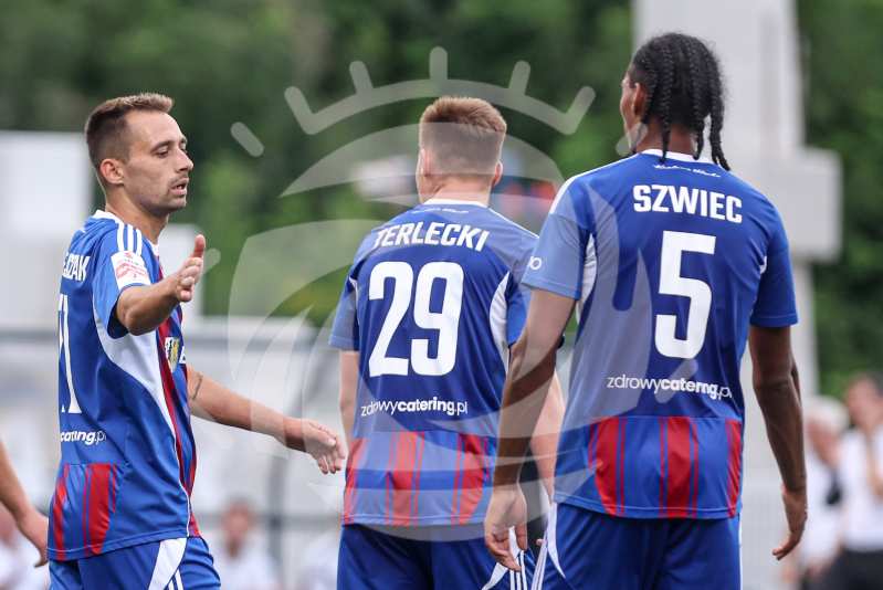 Sport: Puchar Polski. Polonia Bytom - Zaglebie II Lubin. - Agencja Fotograficzna